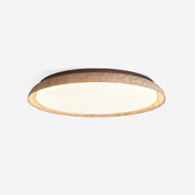 Lumen Round Travertine Ceiling Light