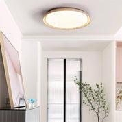 Lumen Round Travertine Ceiling Light