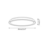 Lumen Round Travertine Ceiling Light