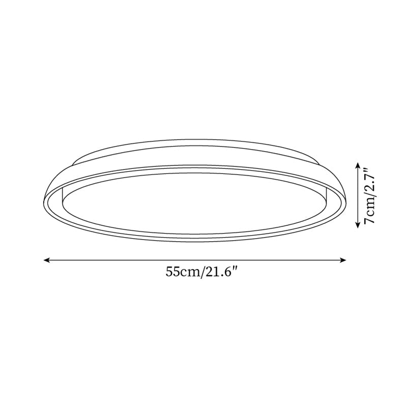 Lumen Round Travertine Ceiling Light