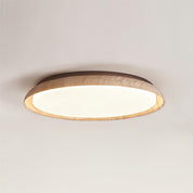 Lumen Round Travertine Ceiling Light