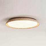 Lumen Round Travertine Ceiling Light