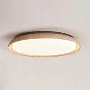Lumen Round Travertine Ceiling Light