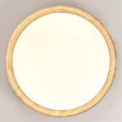 Lumen Round Travertine Ceiling Light
