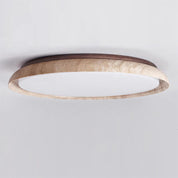 Lumen Round Travertine Ceiling Light