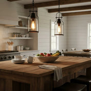 Lumen Industrial Glass Pendant
