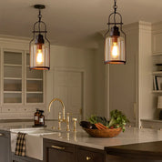 Lumen Industrial Glass Pendant