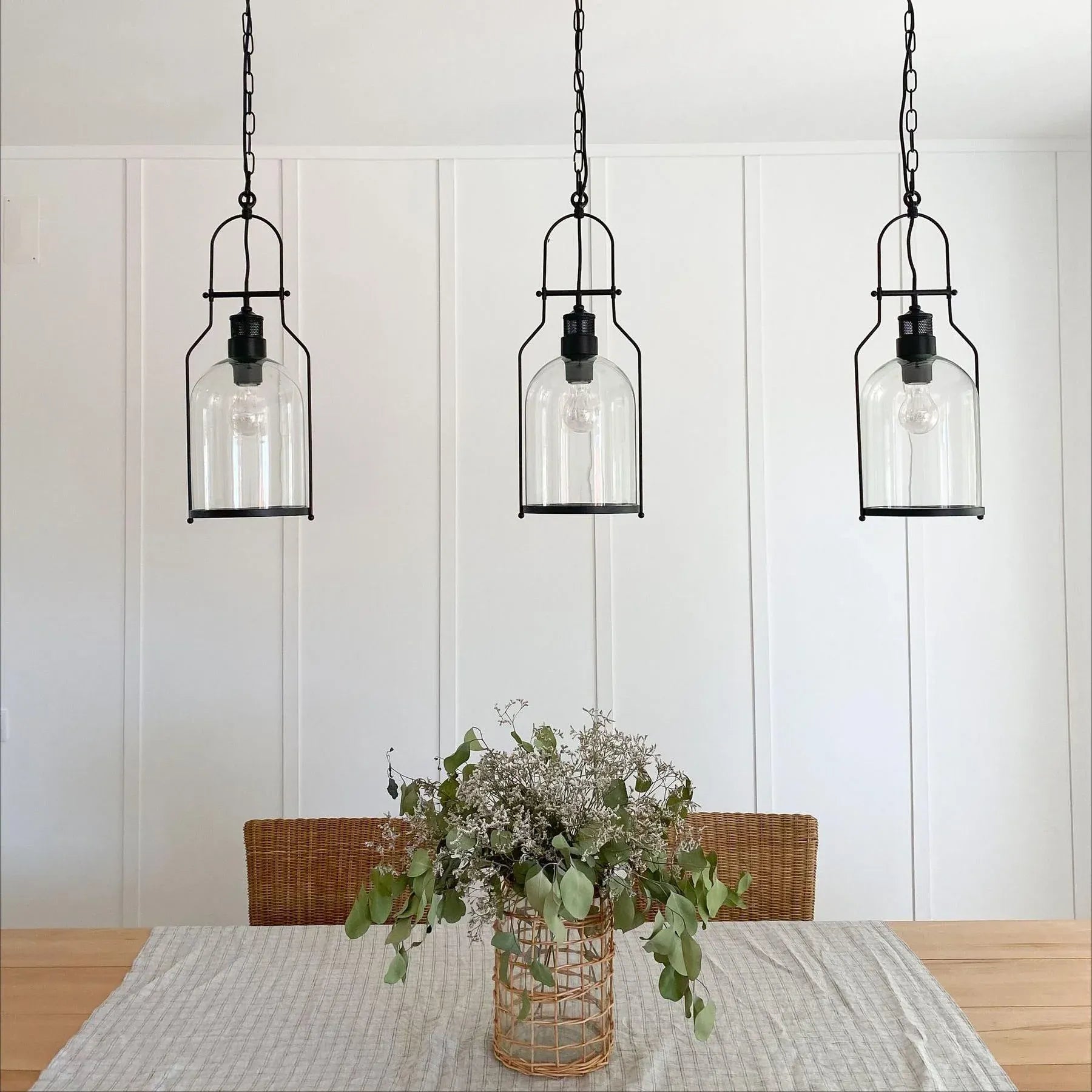 Lumen Industrial Glass Pendant
