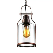 Lumen Industrial Glass Pendant