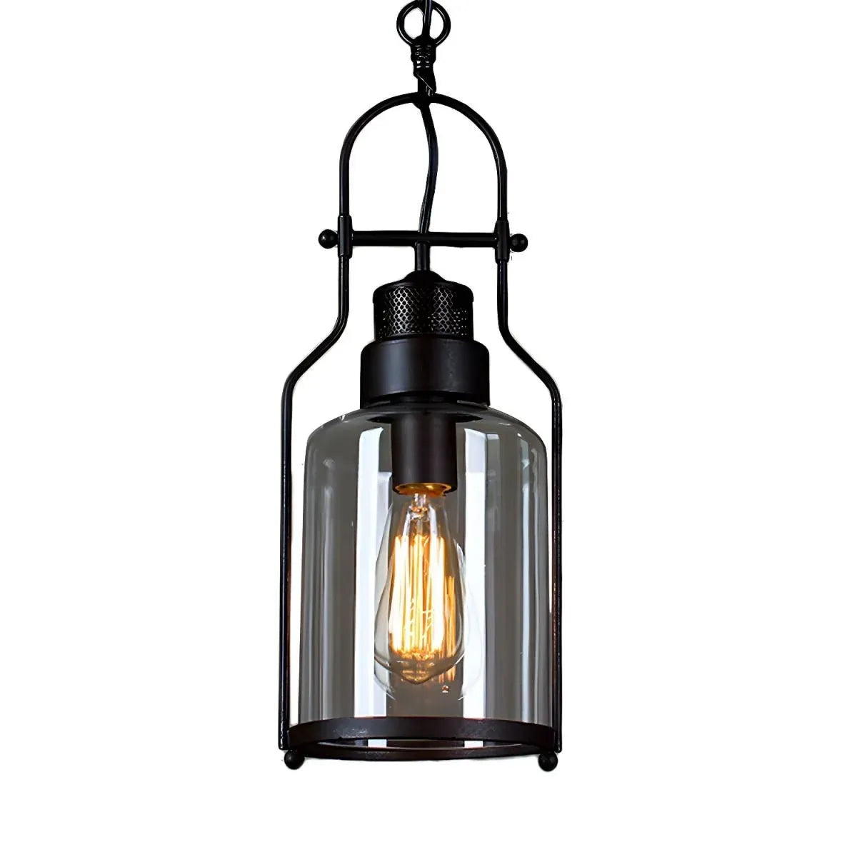 Lumen Industrial Glass Pendant