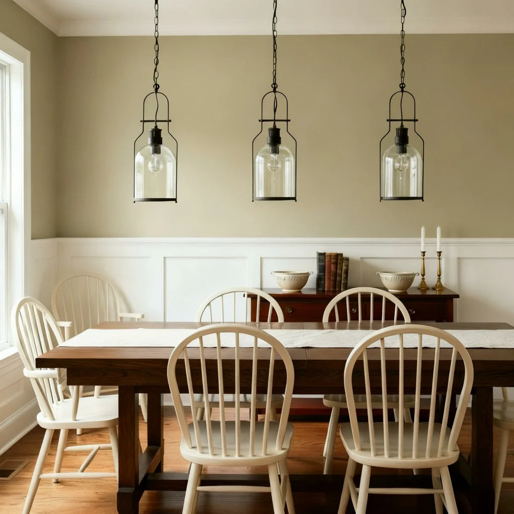 Lumen Industrial Glass Pendant