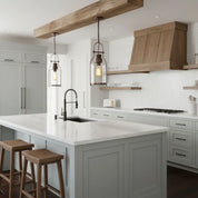 Lumen Industrial Glass Pendant
