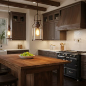Lumen Industrial Glass Pendant