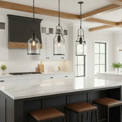 Lumen Industrial Glass Pendant