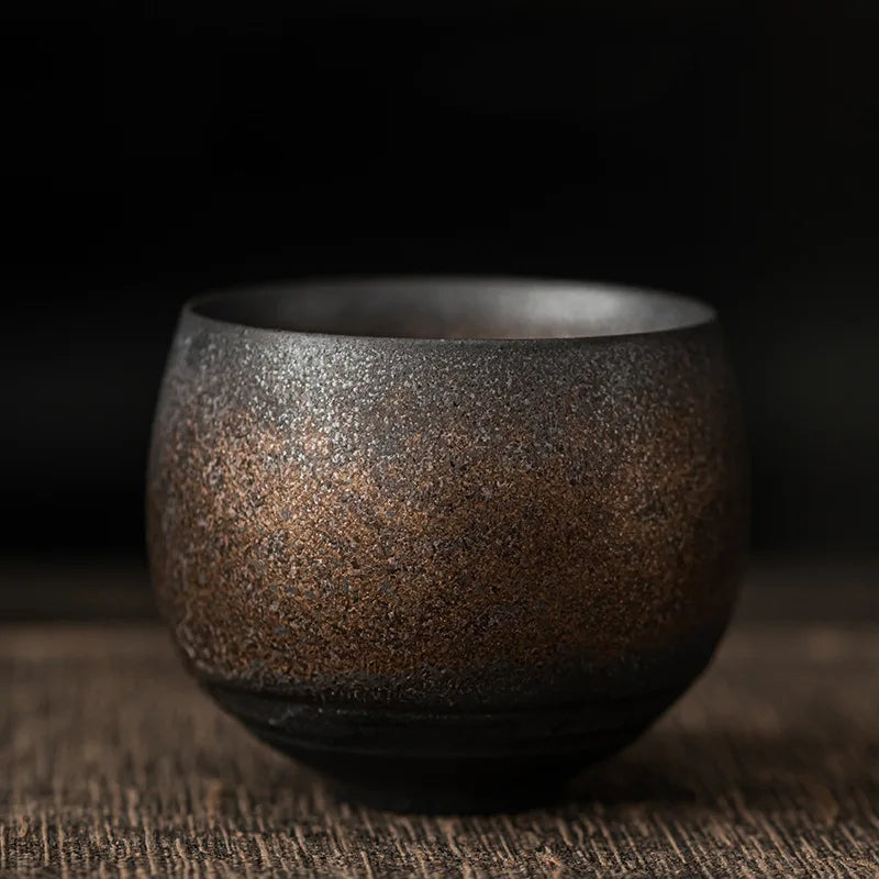 Eren Rustic Brew Ceramic Espresso Cup Set