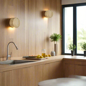 Lumen Travertine Stone Wall Sconce