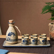 Kurohana Ceramic Sake Set