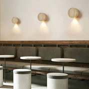 Lumen Travertine Stone Wall Sconce