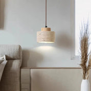 Lumen Travertine Sora Pendant Lamp