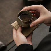 Eren Rustic Brew Ceramic Espresso Cup Set