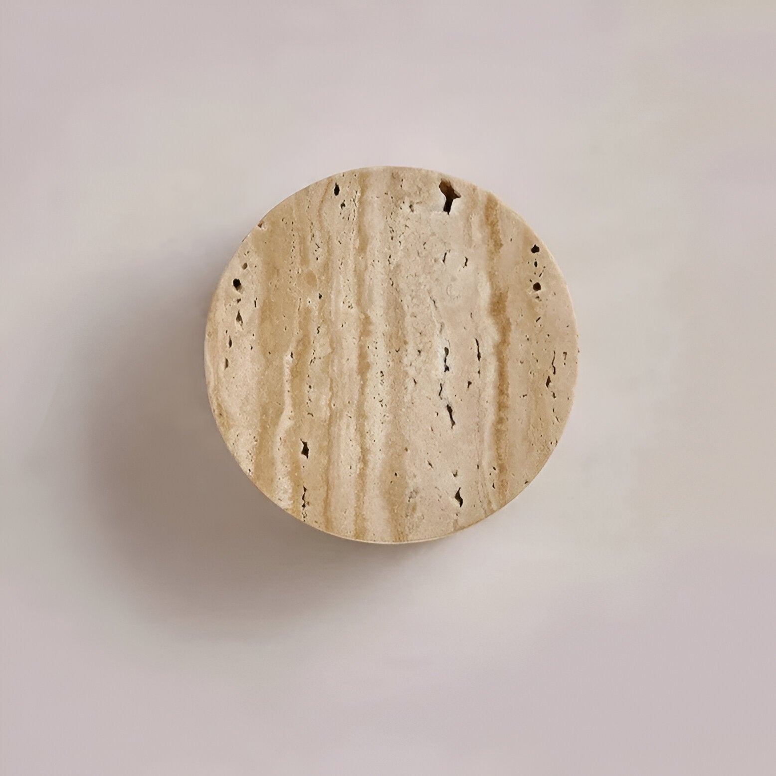 Lumen Travertine Stone Wall Sconce