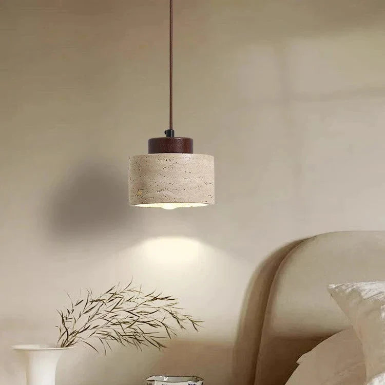 Lumen Travertine Sora Pendant Lamp
