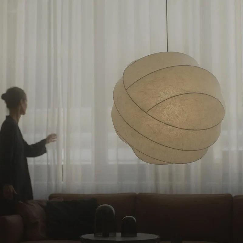 Lumen Wabi Silk Ball Pendant