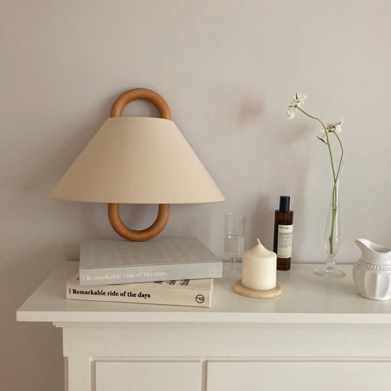 Lumen Wooden Pleated Wall Sconce