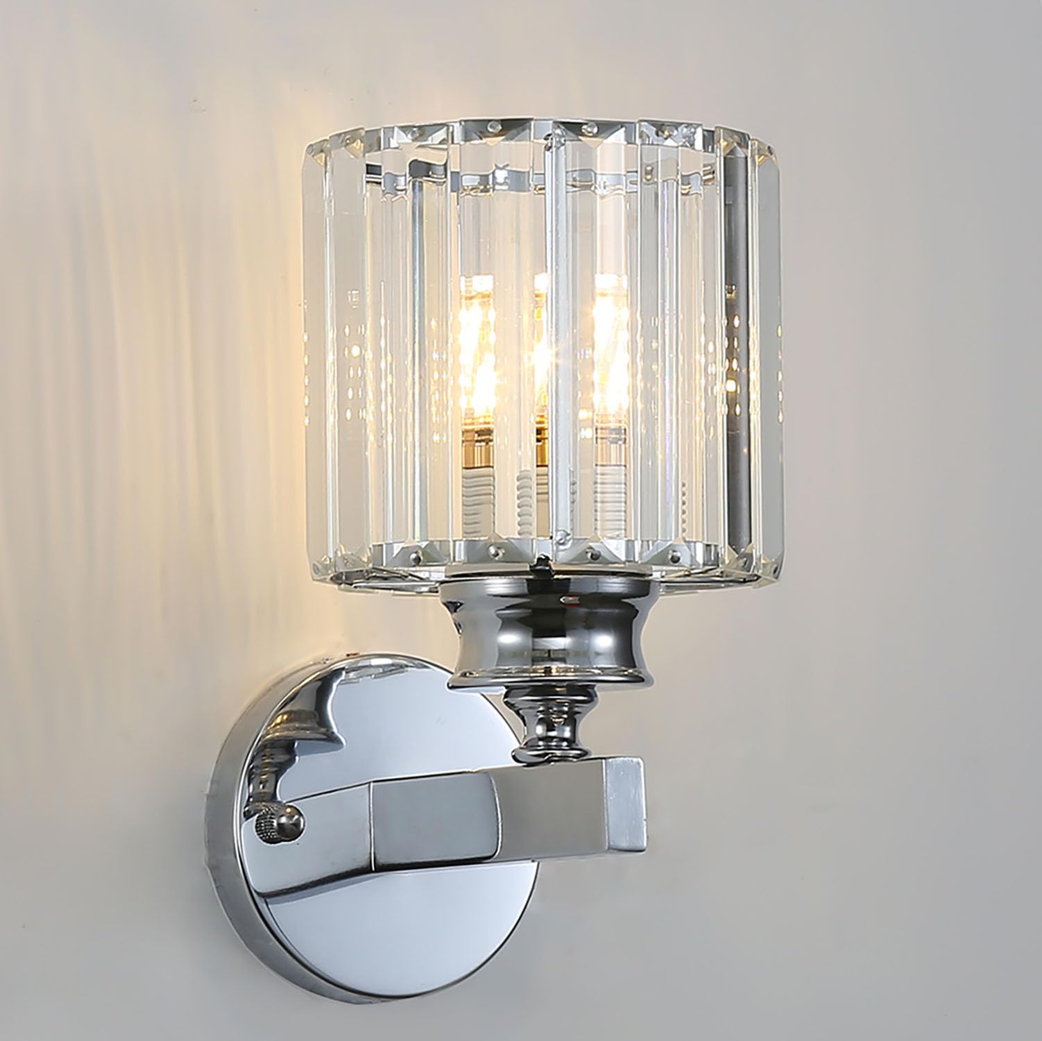 Lumen Crystal Hallway Wall Light