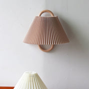Lumen Wooden Pleated Wall Sconce