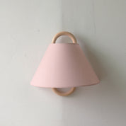 Lumen Wooden Pleated Wall Sconce