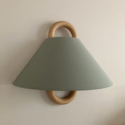 Lumen Wooden Pleated Wall Sconce