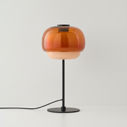 Lumen Sanae Double Dome Glass Table Lamp