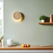 Lumen Travertine Stone Wall Sconce