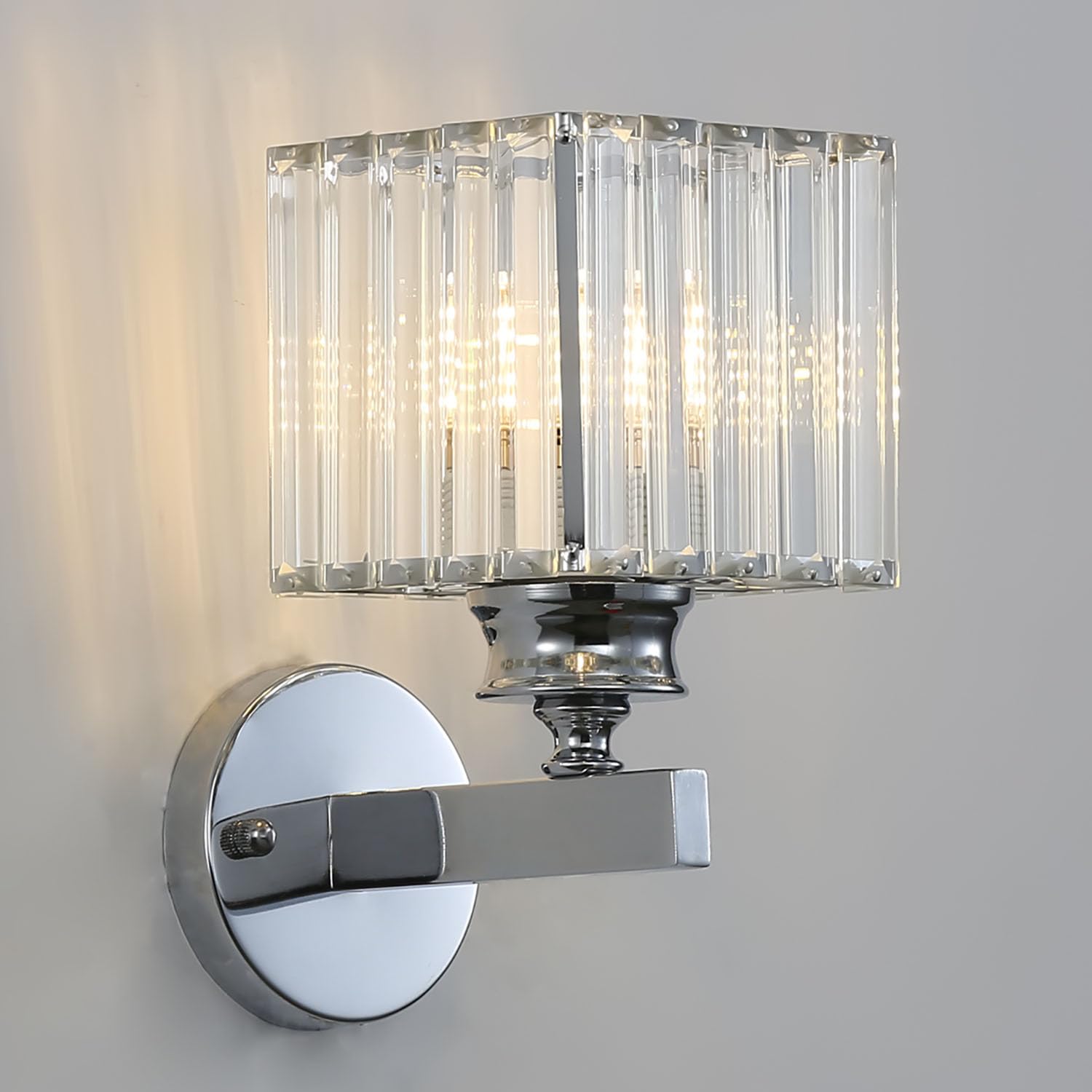 Lumen Crystal Hallway Wall Light