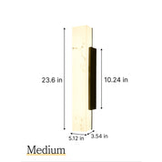 Lumen Marble Core Wall Sconce