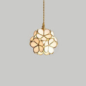 Lumen Glass Petal Louve Pendant Light