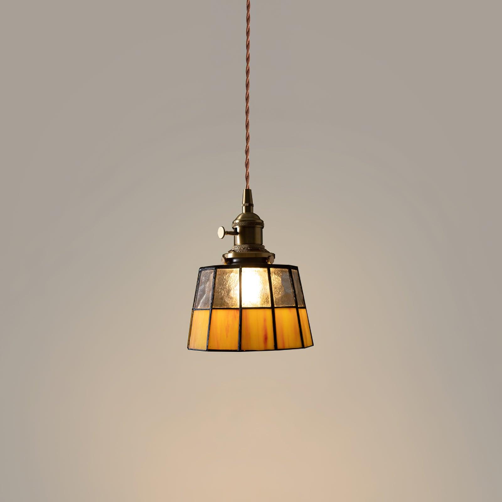 Lumen Stained Glass Pendant Light