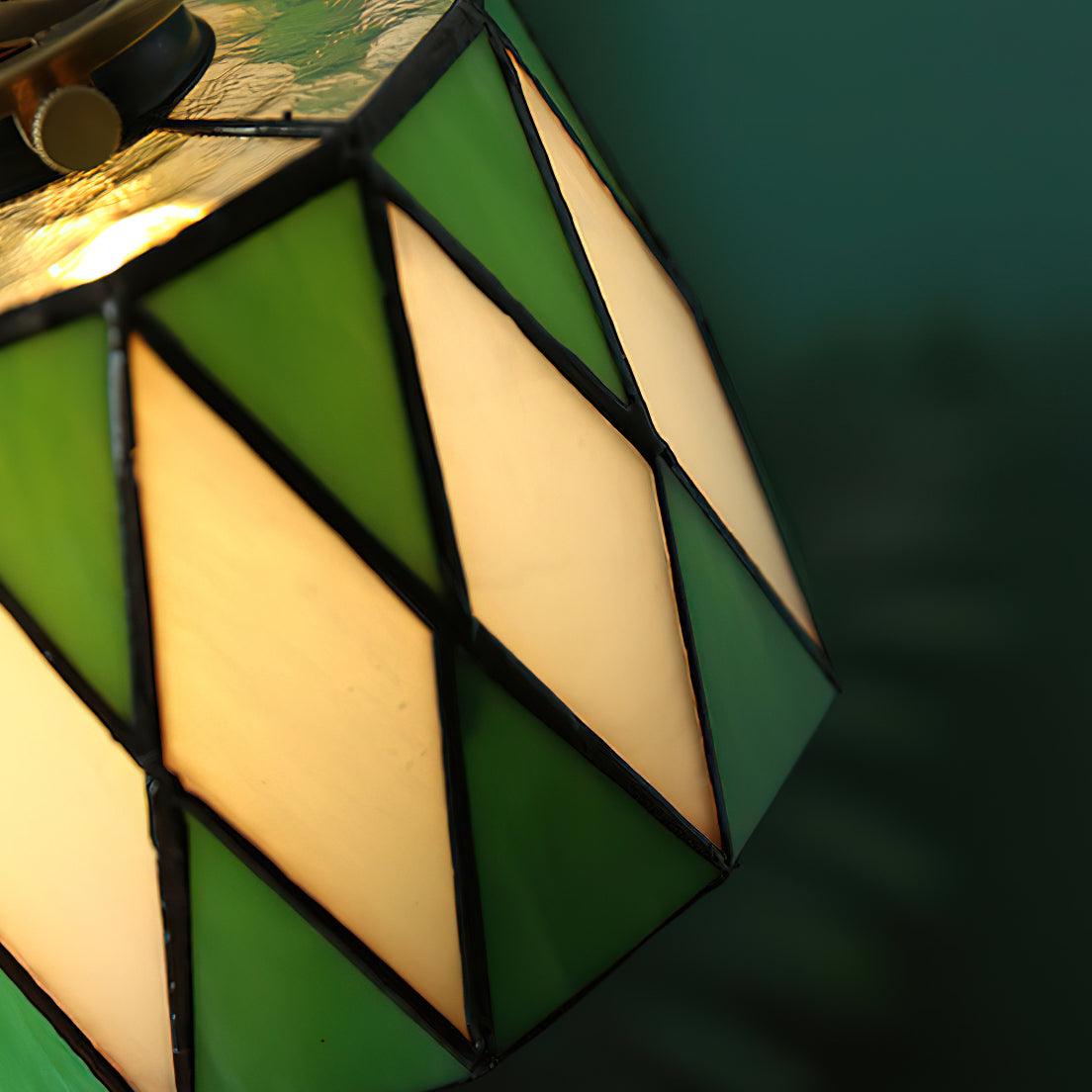 Lumen Stained Glass Pendant Light
