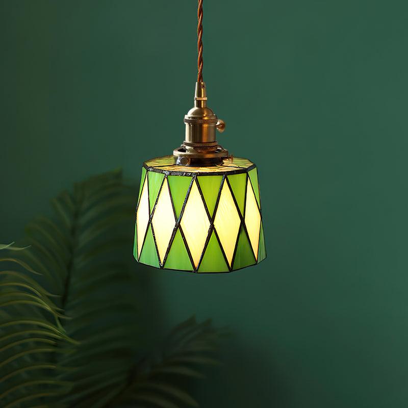 Lumen Stained Glass Pendant Light