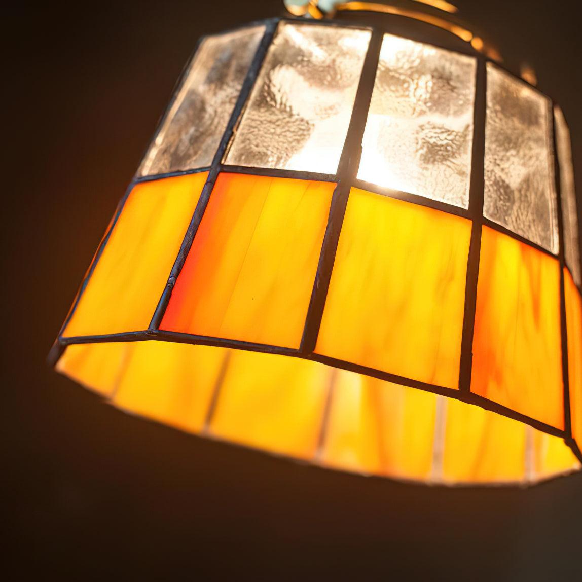 Lumen Stained Glass Pendant Light