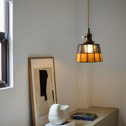 Lumen Stained Glass Pendant Light