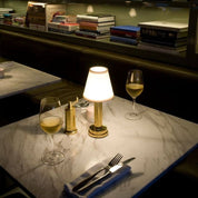 Lumen Cordless Fabric Table Lamp