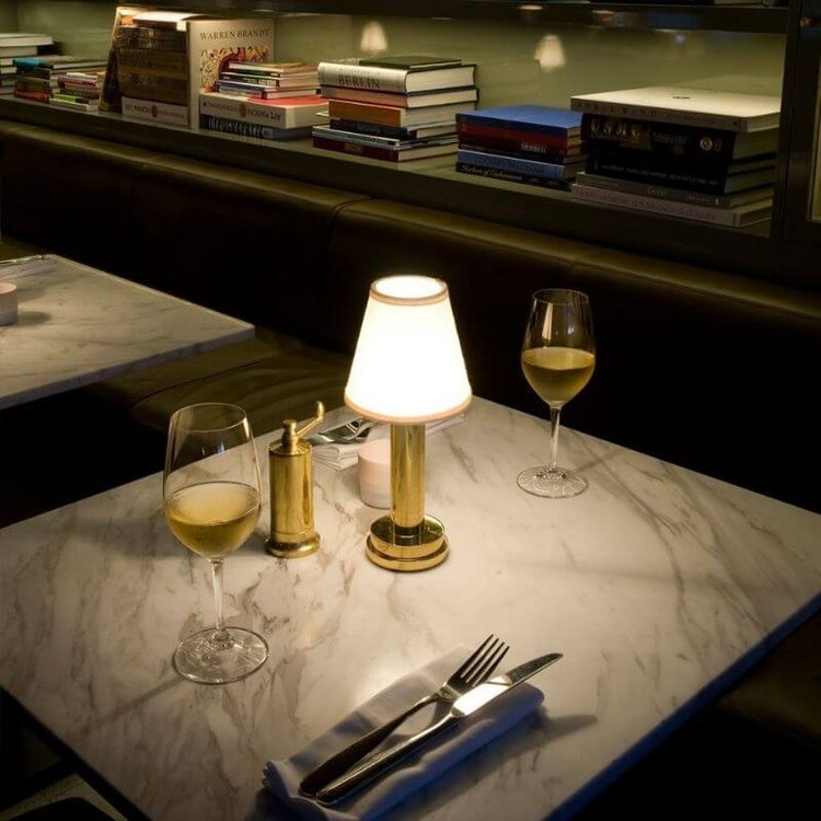 Lumen Cordless Fabric Table Lamp