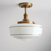 Lumen Talos Round Glass Ceiling Light