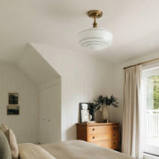 Lumen Talos Round Glass Ceiling Light
