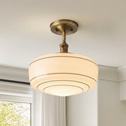 Lumen Talos Round Glass Ceiling Light