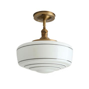 Lumen Talos Round Glass Ceiling Light