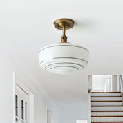 Lumen Talos Round Glass Ceiling Light