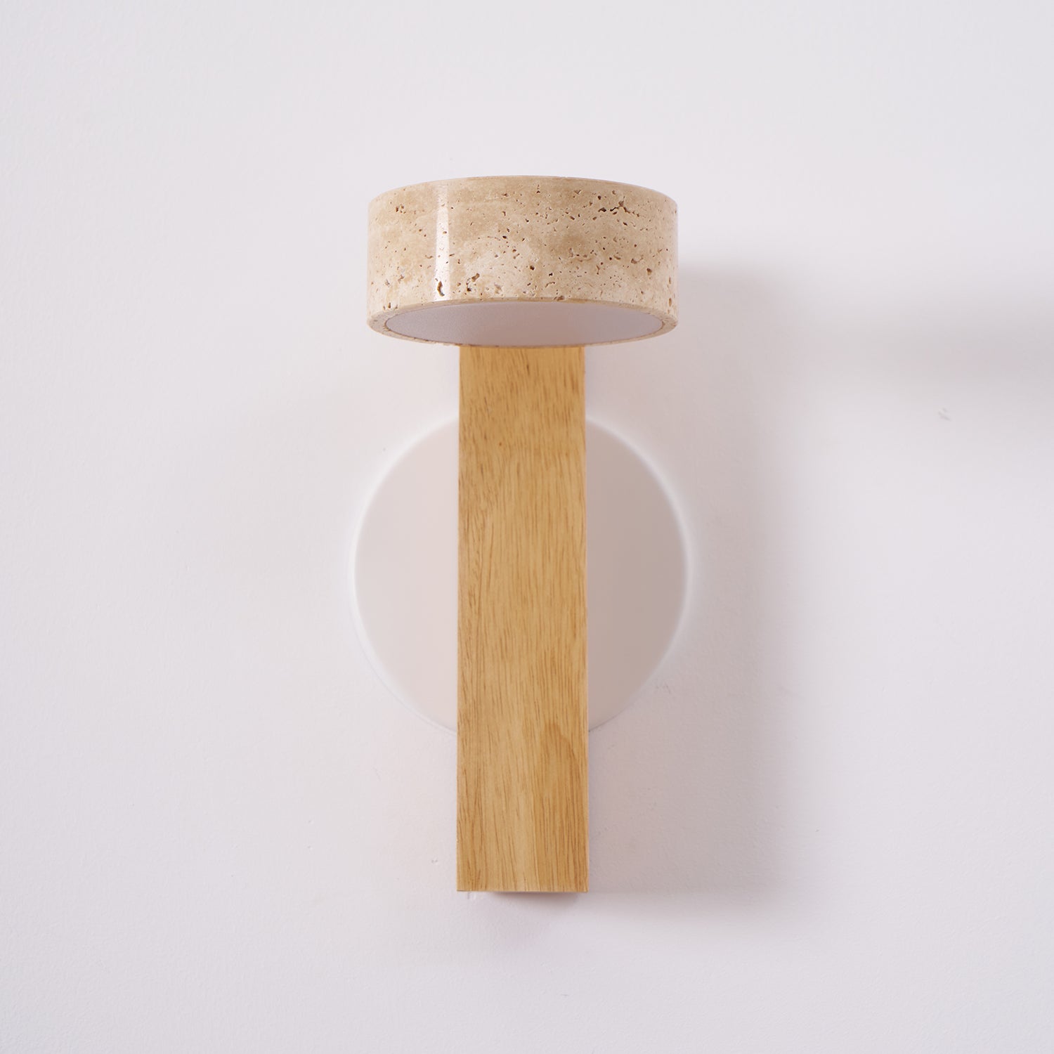 Lumen Tersus Travertine Wall Light